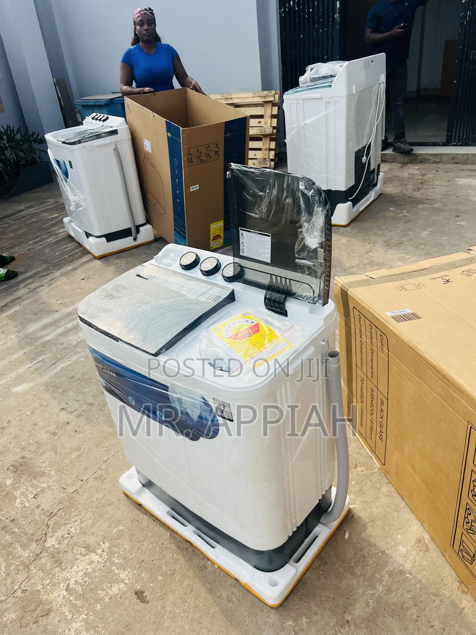 Check Out Midea 7kg Spin Dry Electric Washing Machine(White).
