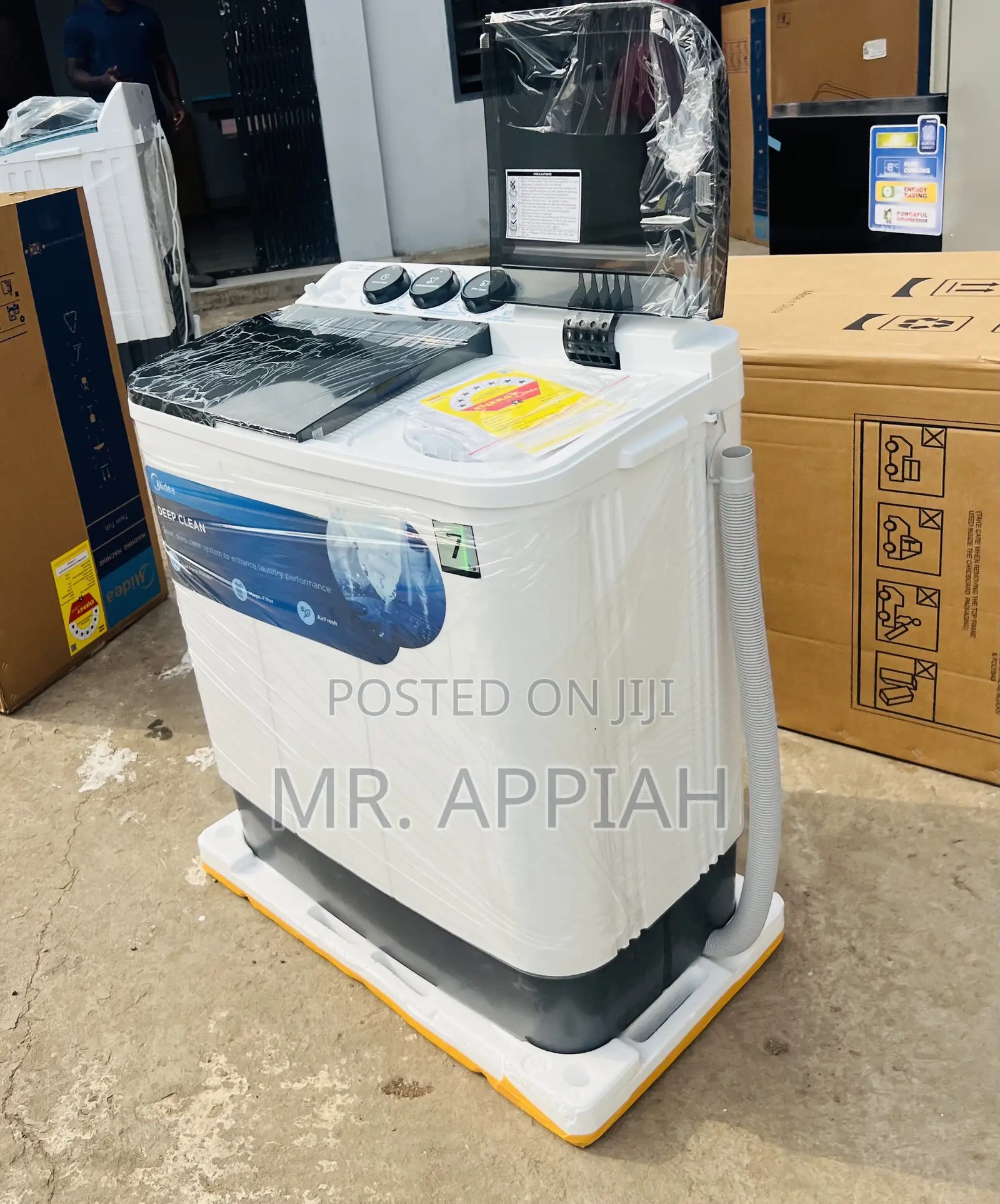 Quality Midea 7kg Spin Dry Electric Washing Machine(Semi-Automatic) 