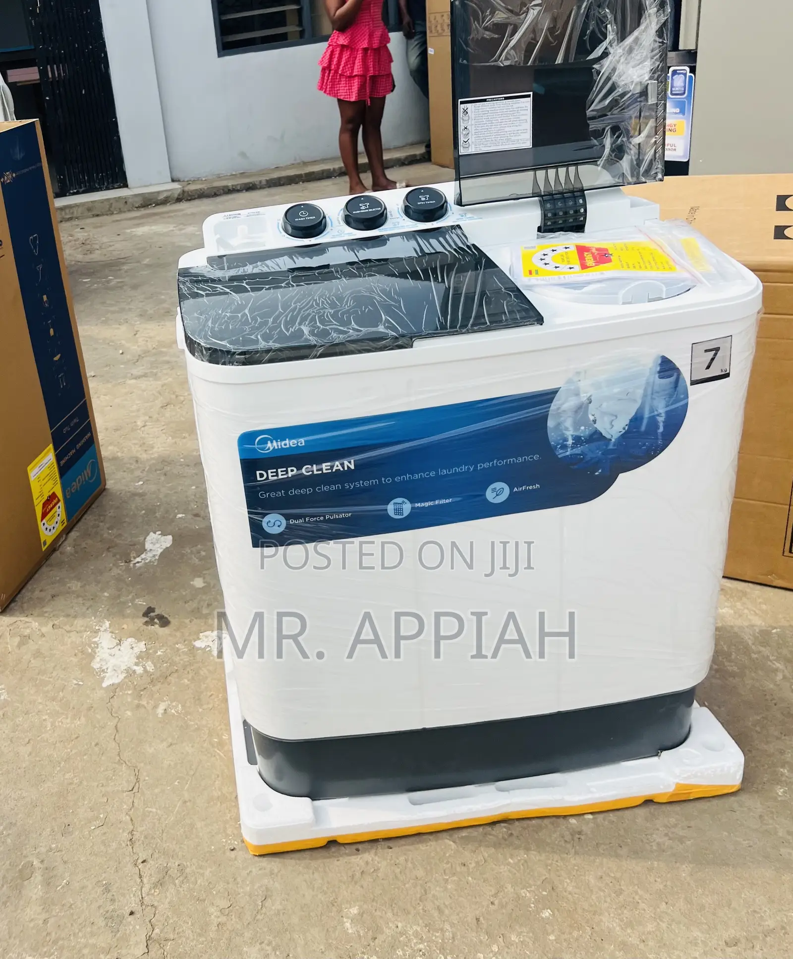 Adorable Midea 7kg Washing Machine(Spin Dry) 