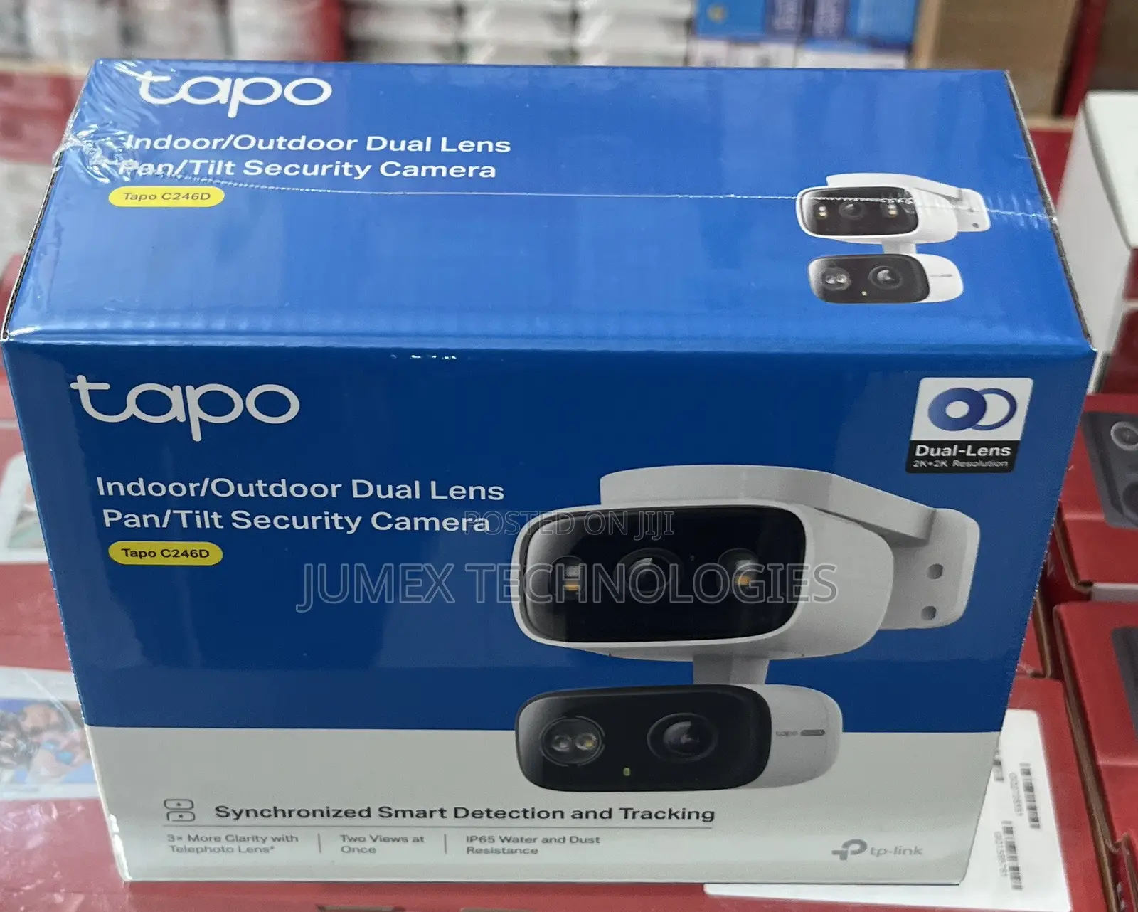 Tapo C246D Indoor/Outdoor Dual Lens Pan/Tilt Security Camera