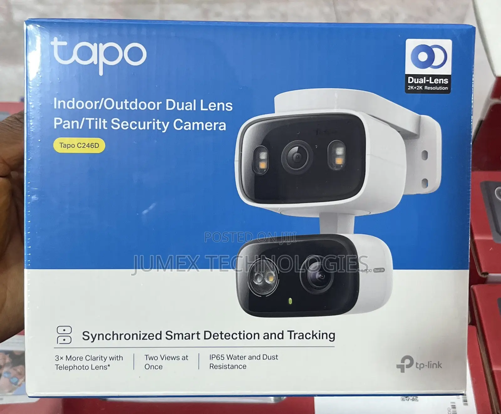 Tapo C246D Indoor/Outdoor Dual Lens Pan/Tilt Security Camera