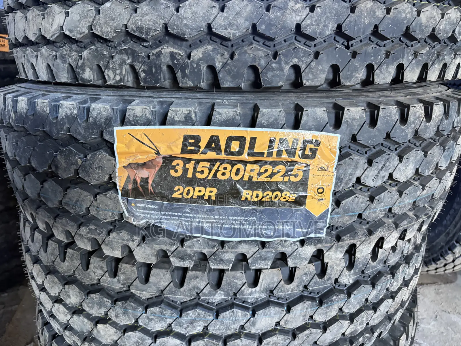 315/80r22.5 Baoling Tyre