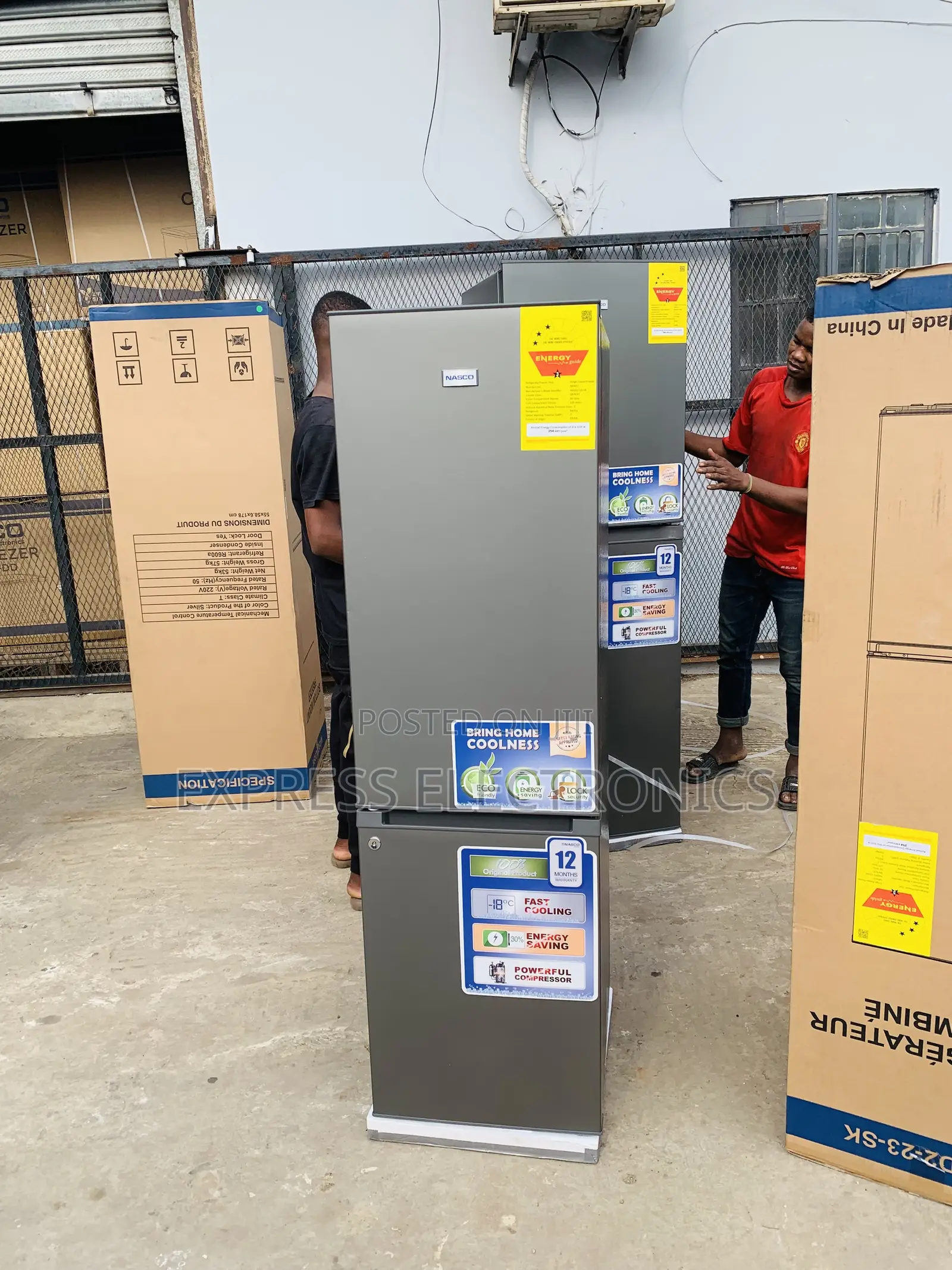 Brand New NASD2-29sk Fridge Double Door Nasco.