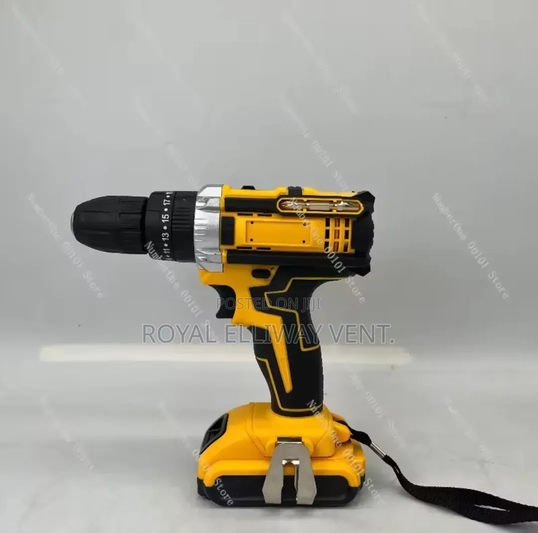 Cordless Drill and Screw Set Machine ( 2 Lithium Batteries)