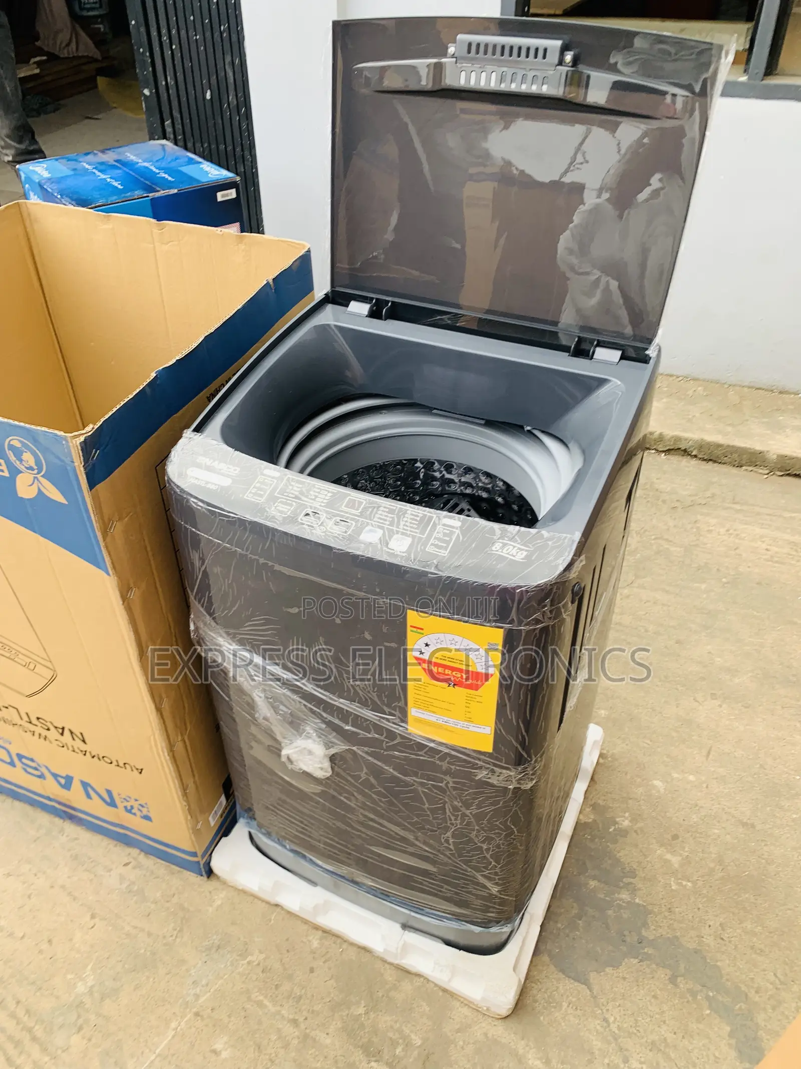 Lovely New Nasco 8KG Top Load Fully Auto Washing Machine (NASTL-B80)
