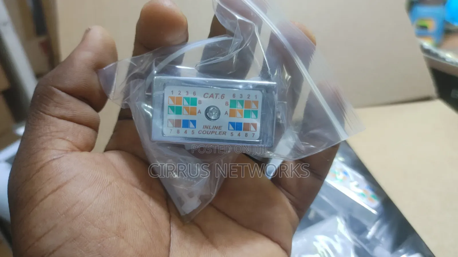RJ45 Shielded Punch Down Ethernet Coupler
