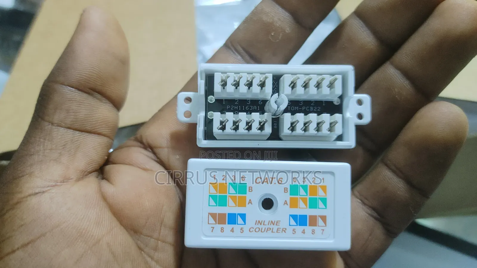 RJ45 Punch Down Ethernet Coupler