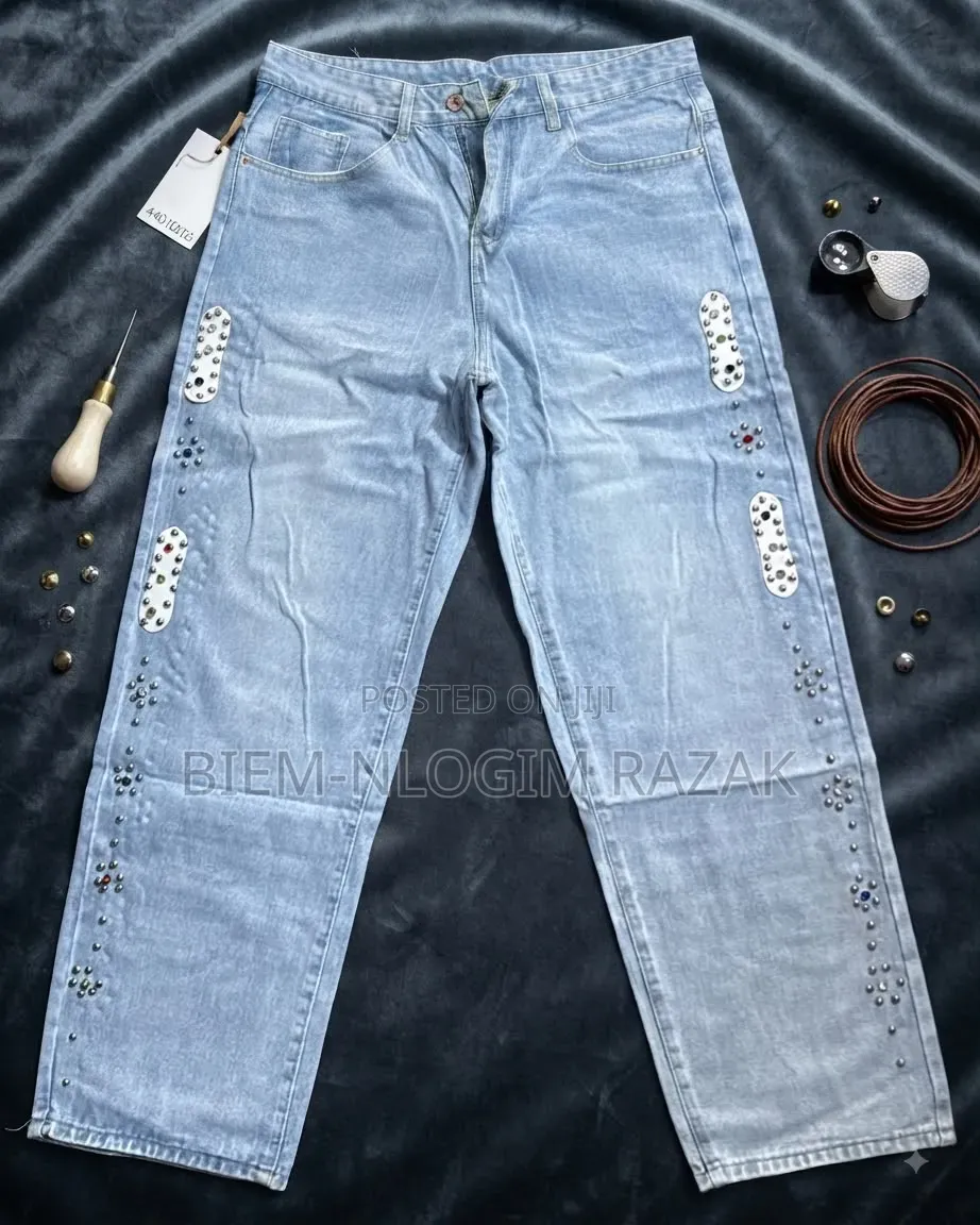High Quality Versace and Diesel Baggy Jeans Available in Stock