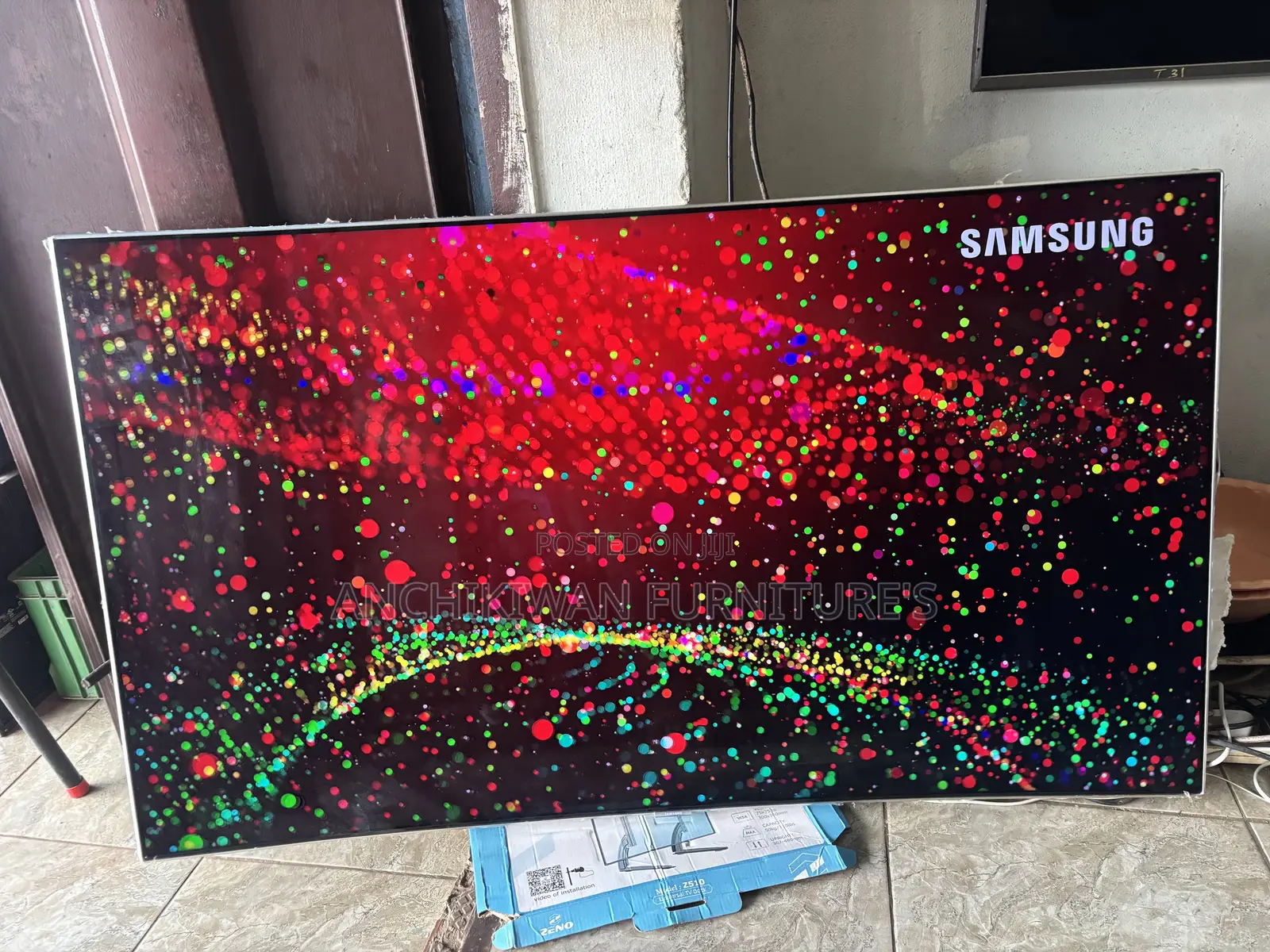 Qled Samsung Curved 55 Inches Smart TV (Cash on Delivery)