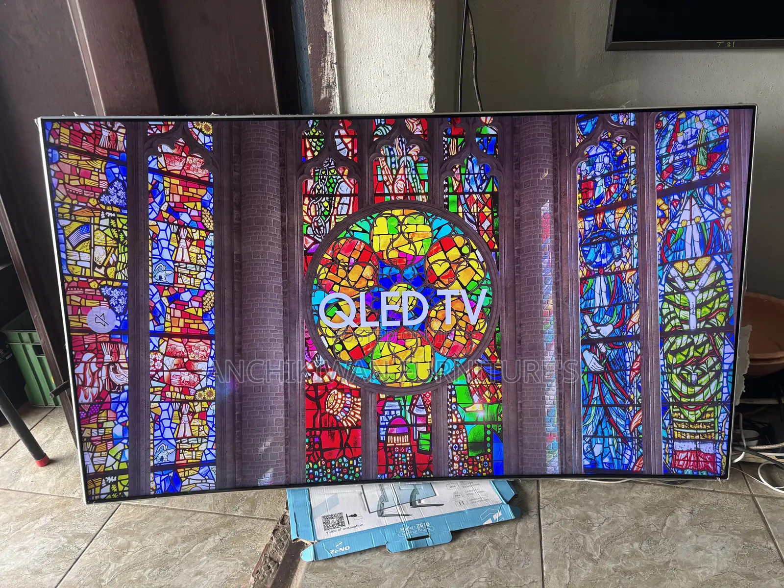 Qled Samsung Curved 55 Inches Smart TV (Cash on Delivery)