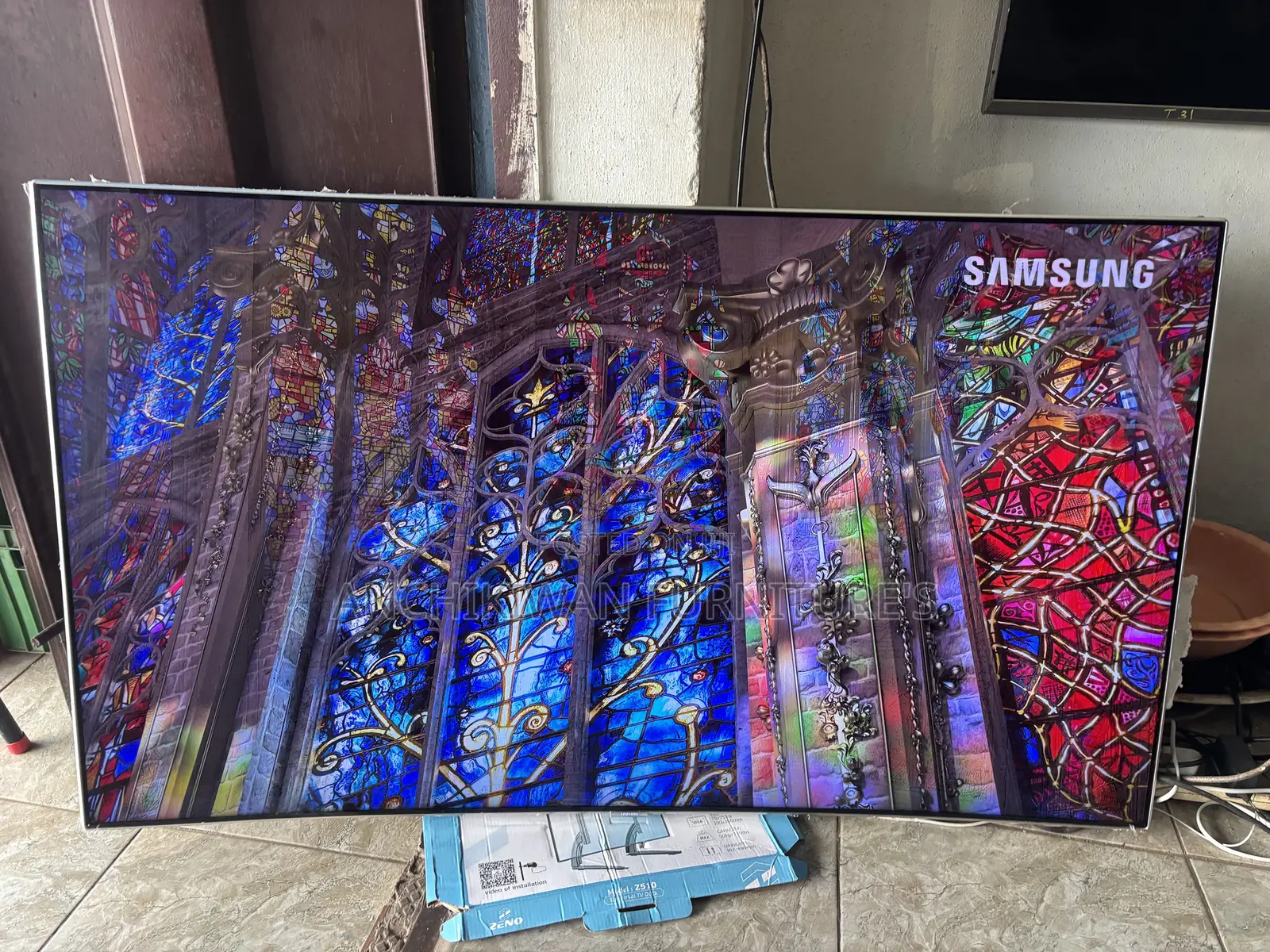 Qled Samsung Curved 55 Inches Smart TV (Cash on Delivery)