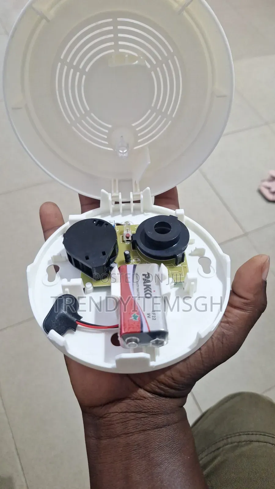 Photoelectric Smoke Alarm – 9V Battery Operated