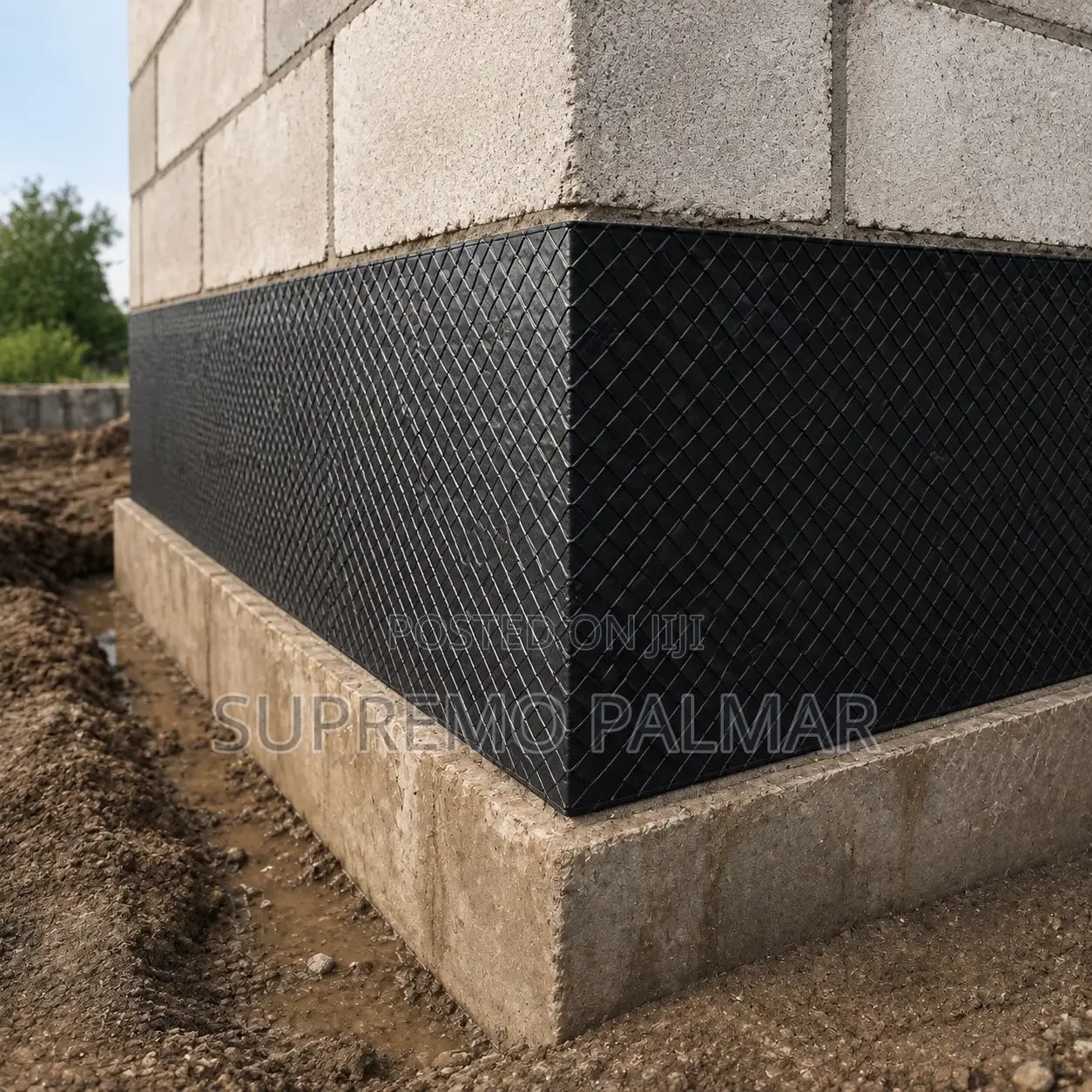 500 Micron Damp Proof Course for Block Work, Rising Damp - 9 Inches
