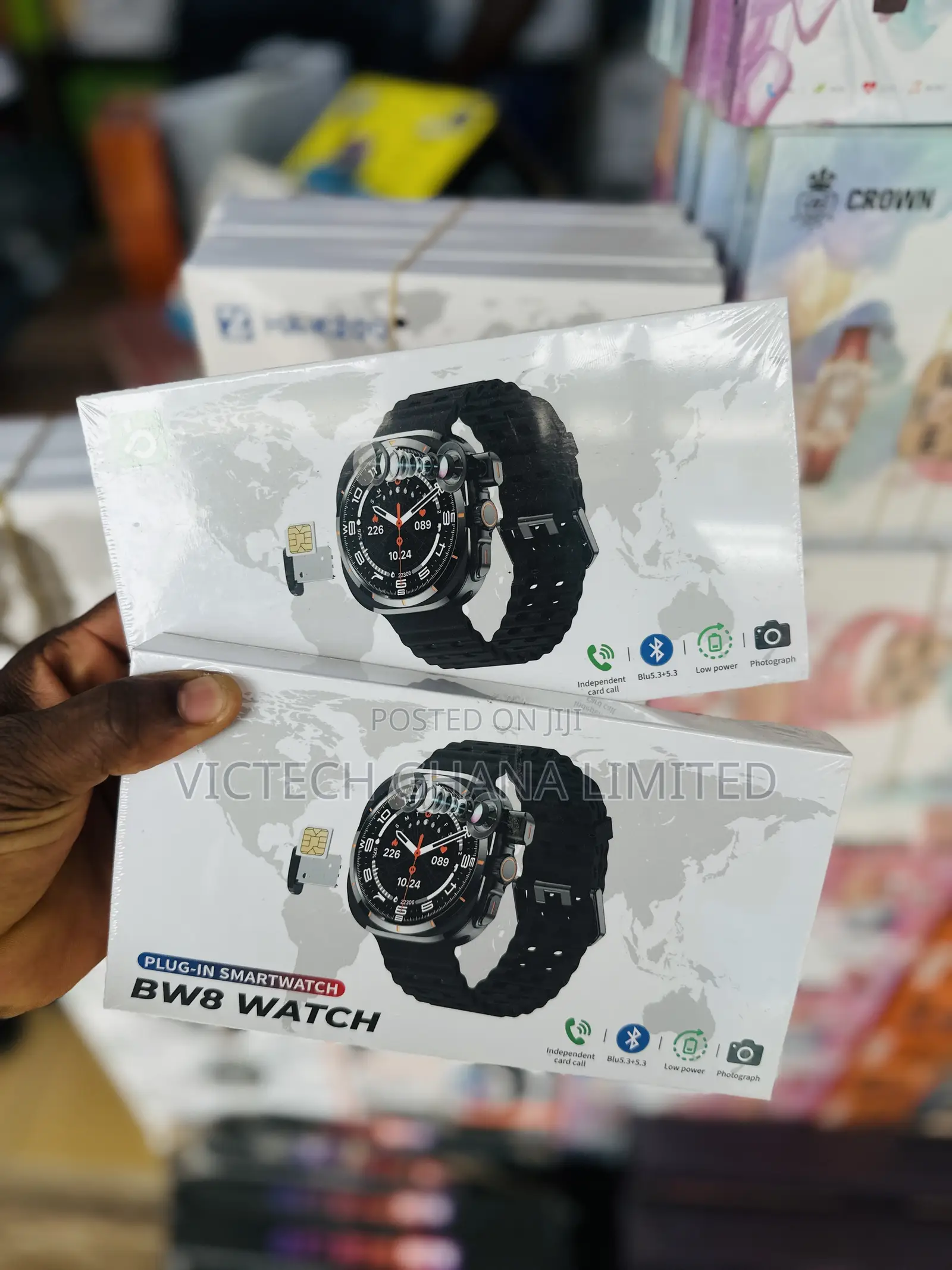 BW8 Plug-in Smartwatch