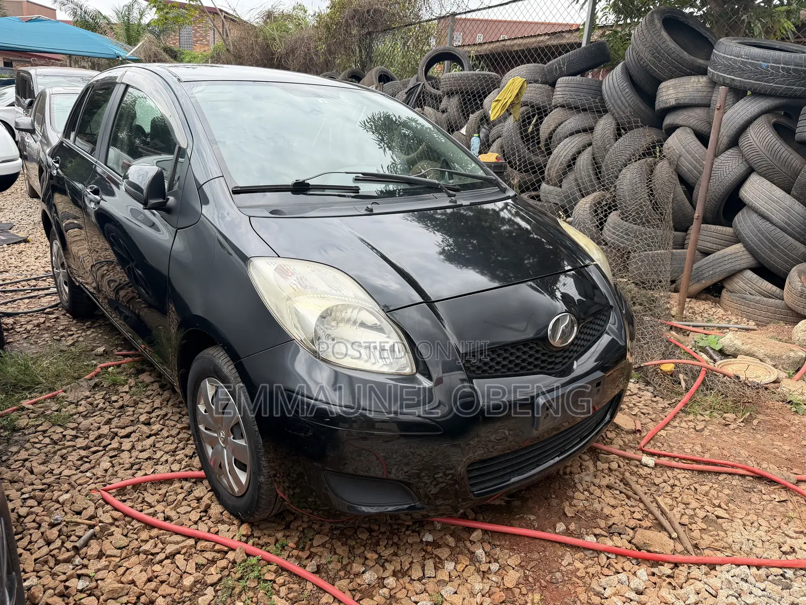 Toyota Vitz 1.0 FWD 3dr 2010 Black