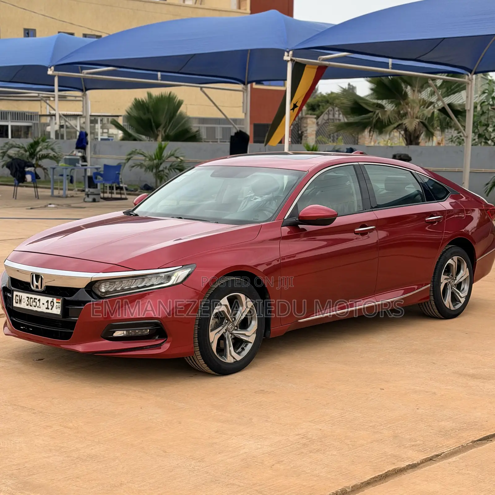 Honda Accord Sport (2.0L 4cyl Turbo 6M) 2019 Burgundy