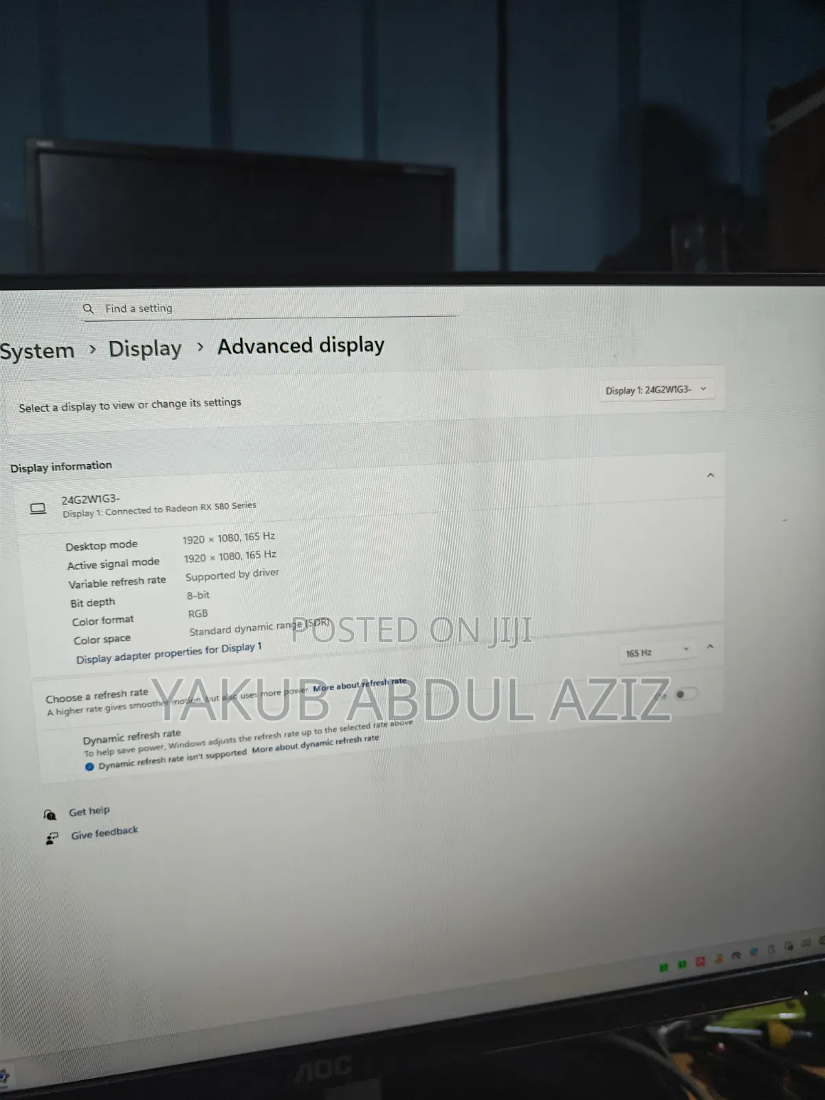 Gaming Monitor 24 Inch