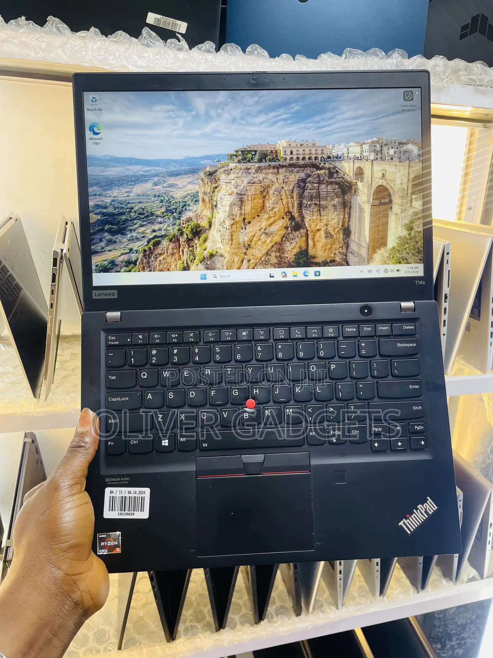 Laptop Lenovo ThinkPad T14s Gen 1 8GB AMD Ryzen 5 SSD 256GB
