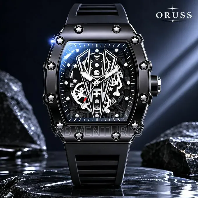 Bold Designer Men's Waterproof Business Quartz Watch