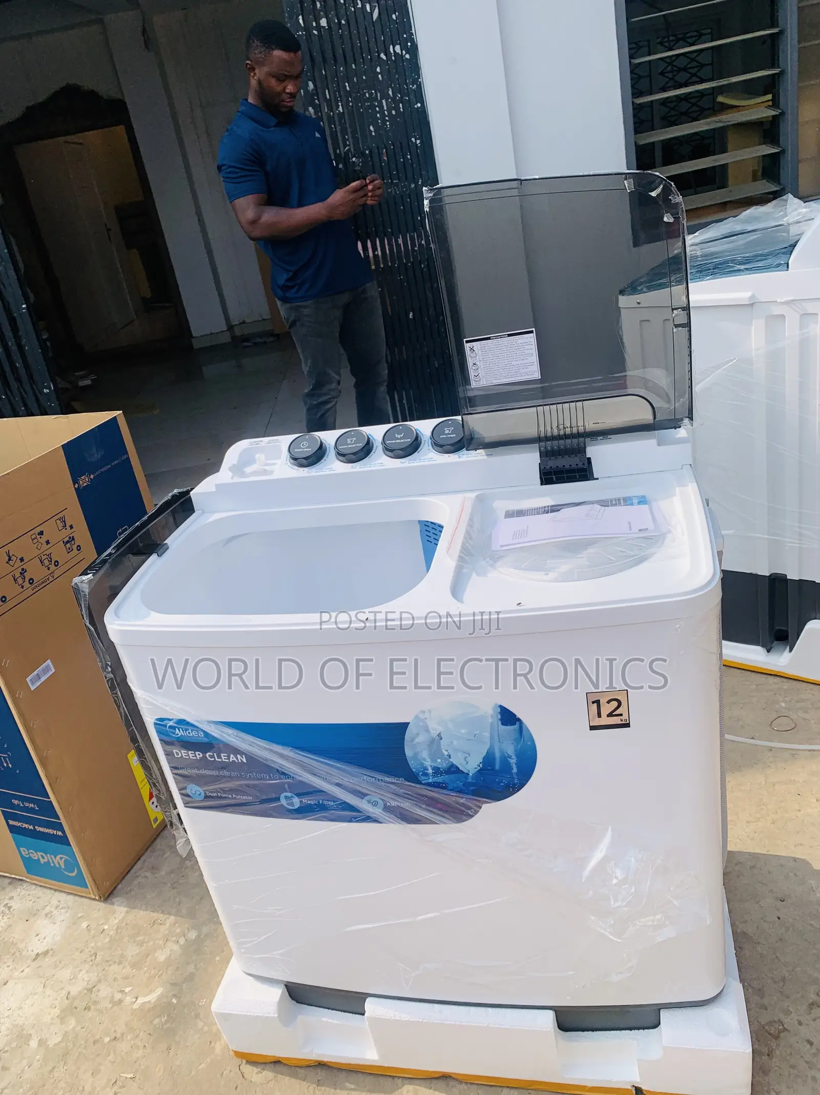 12kg Top Load Twintub Washing Machine Modes