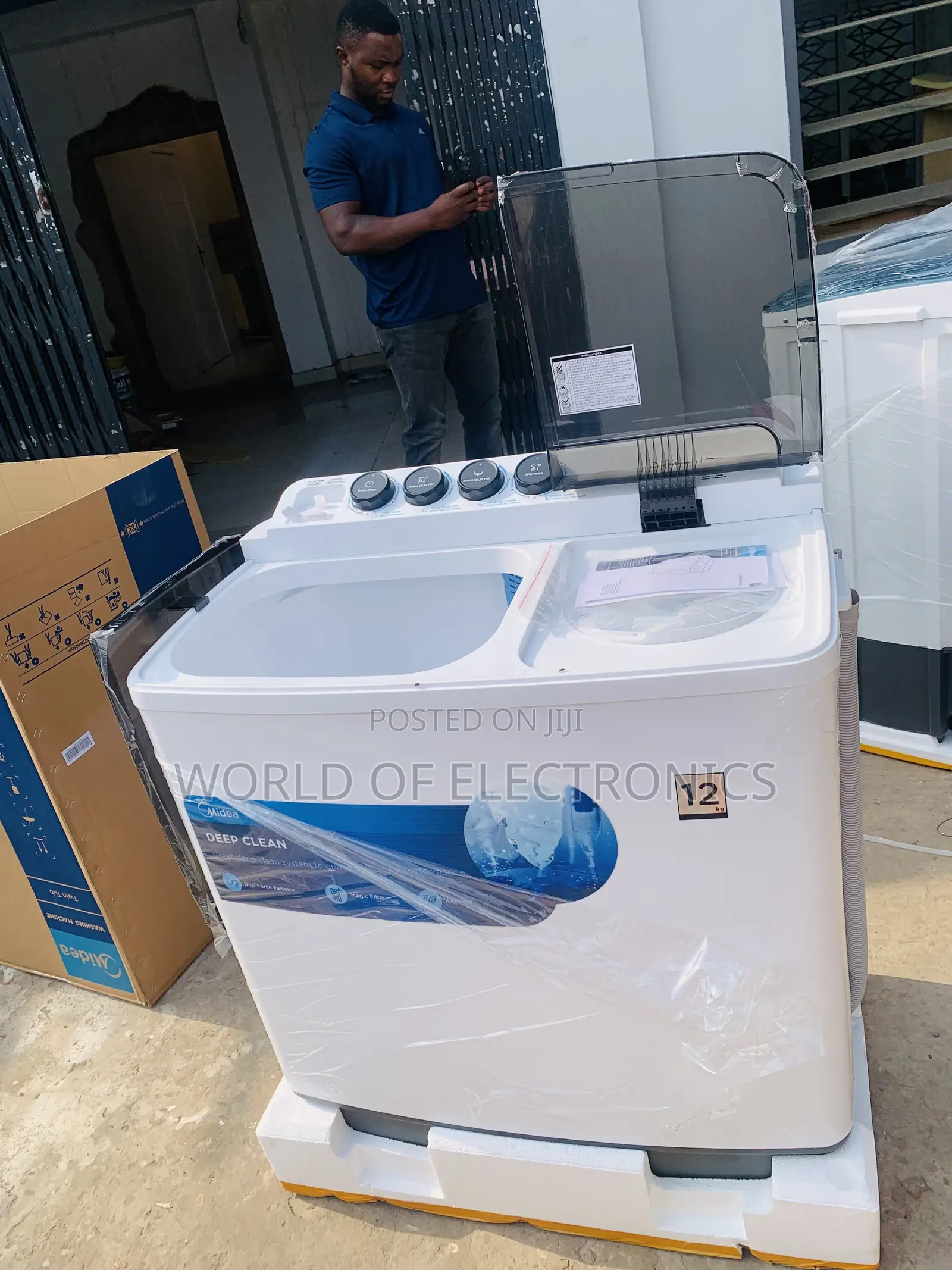 12kg Top Load Twintub Washing Machine Modes