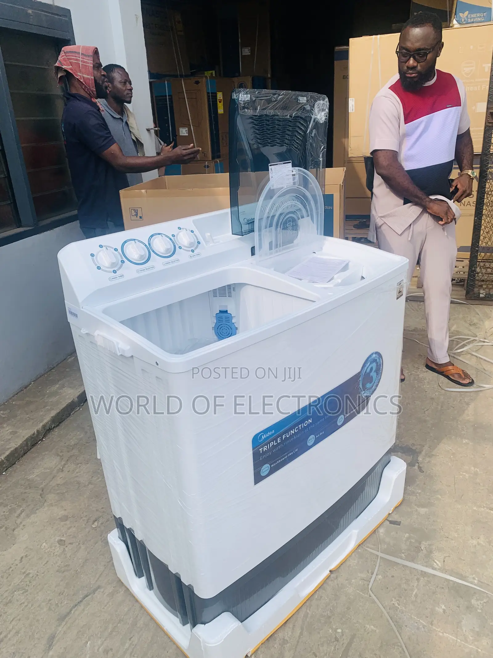 Limistick Midea 18kg Top Load Twintub Semi Automatic