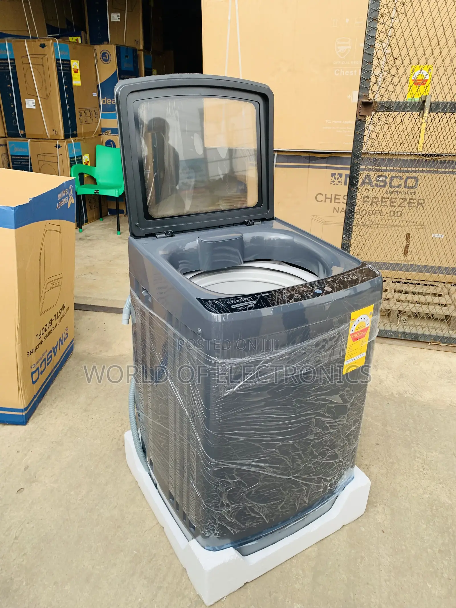 Nasco 12kg Top Load Full Auto Washing Machine [NASTL-B120FL]