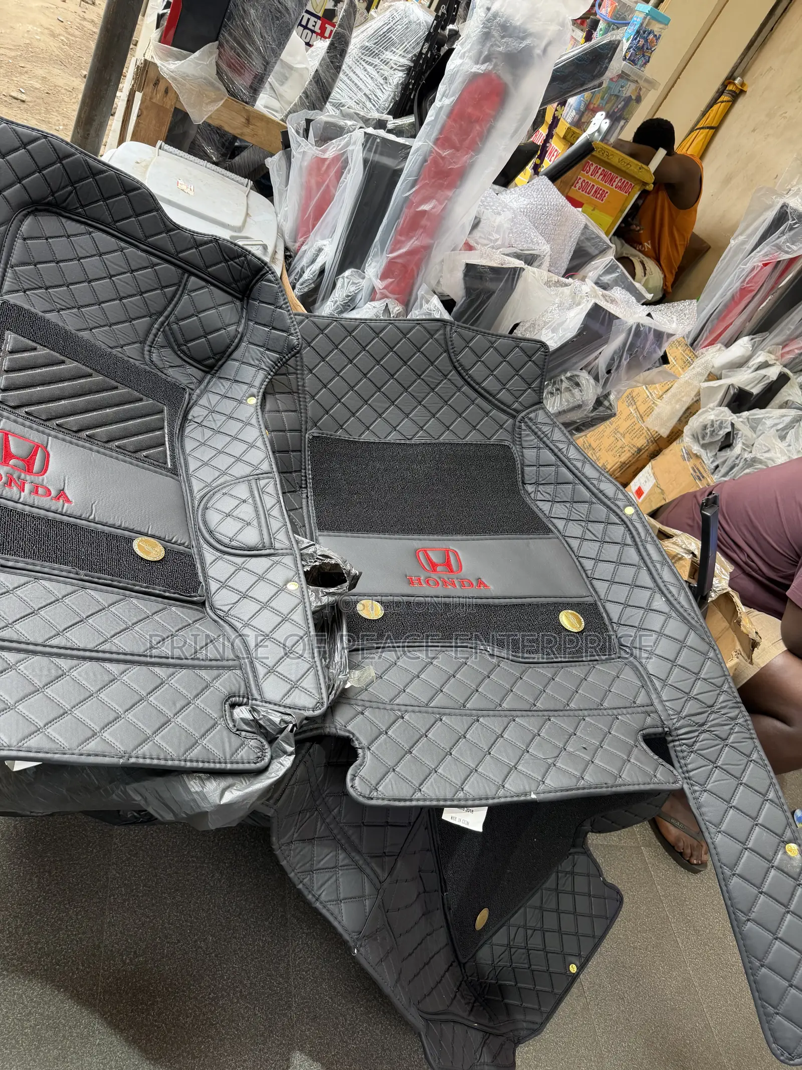 2017 2018 2019 2020 2021 2022 Honda CRV 5D Leather Floor Mat Full Set