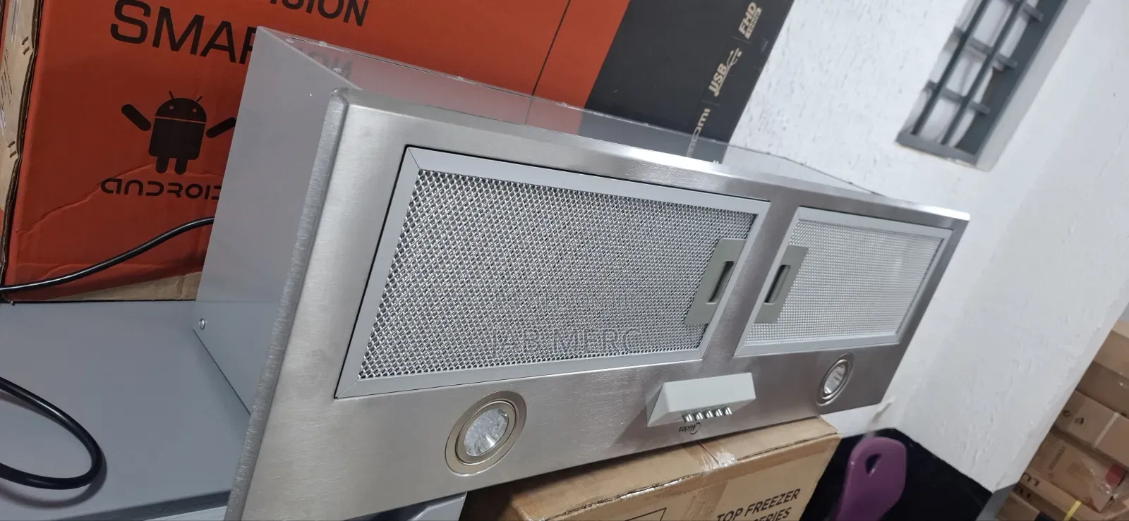 90cm Extractor Under Cabinet Integrated Hiding Hood With Filters New