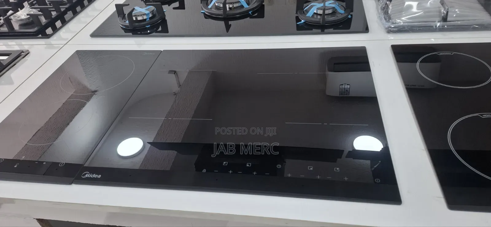 Electric Stove Hob 4 Burners Cooker Digital Controls Built In