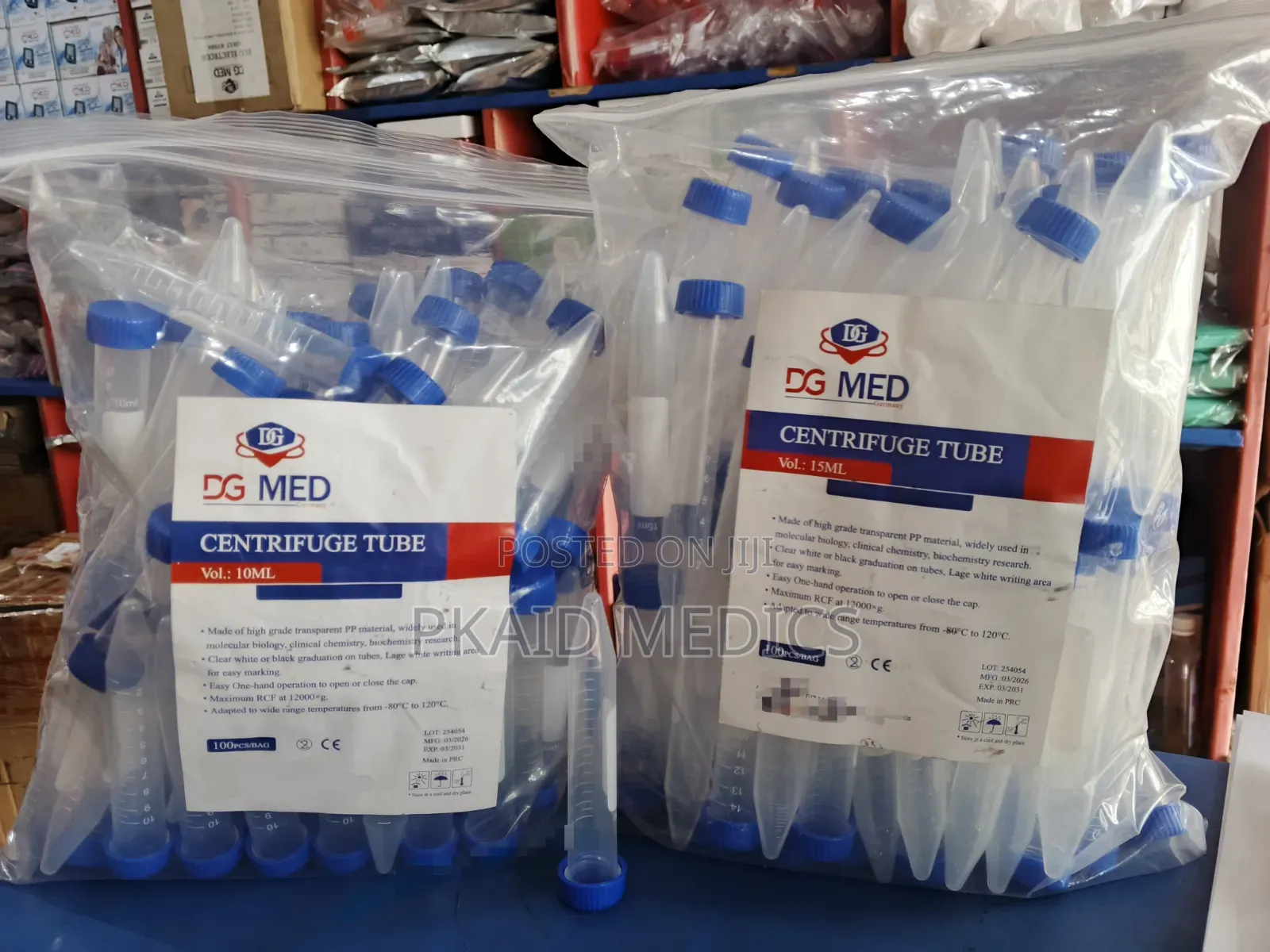 Centrifuge Tubes of All Sizes(10 15ml)