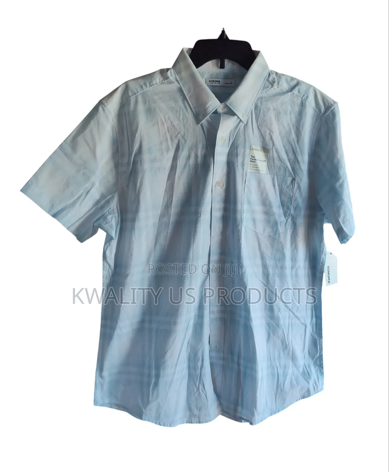 SONOMA Men's Short Sleeve Shirts - Medium and Large Sizes