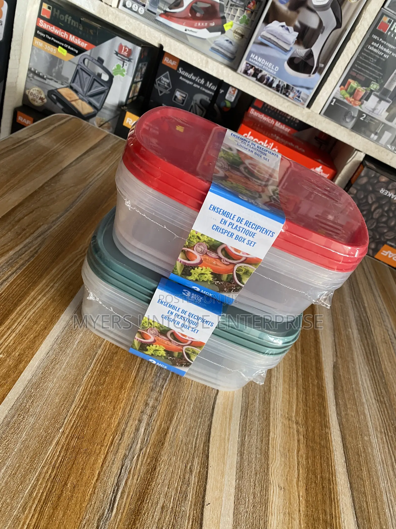 3pcs Clear Food Storage Containers