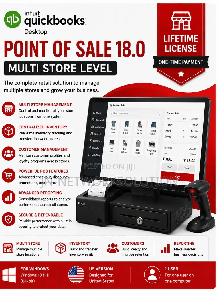 Intuit QuickBooks Desktop Point of Sale 18.0 (Multi Store Level)