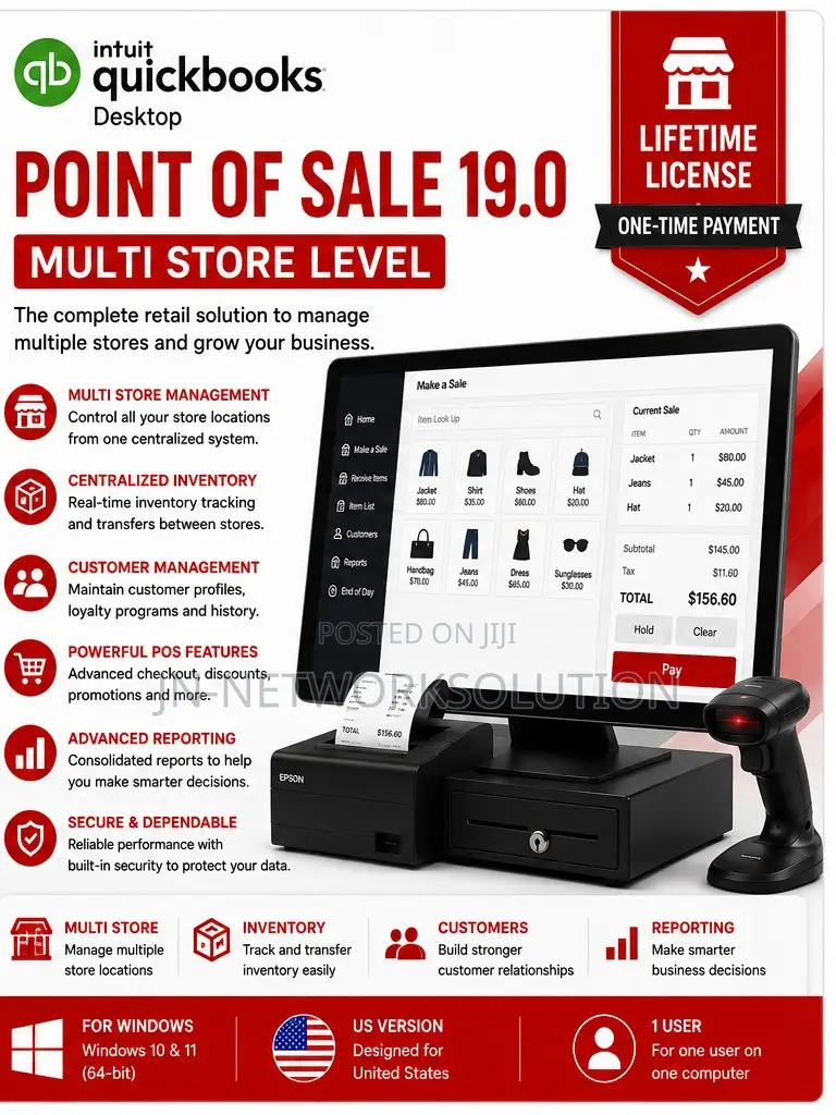 Intuit QuickBooks Desktop Point of Sale 19.0 (Multi Store Level)