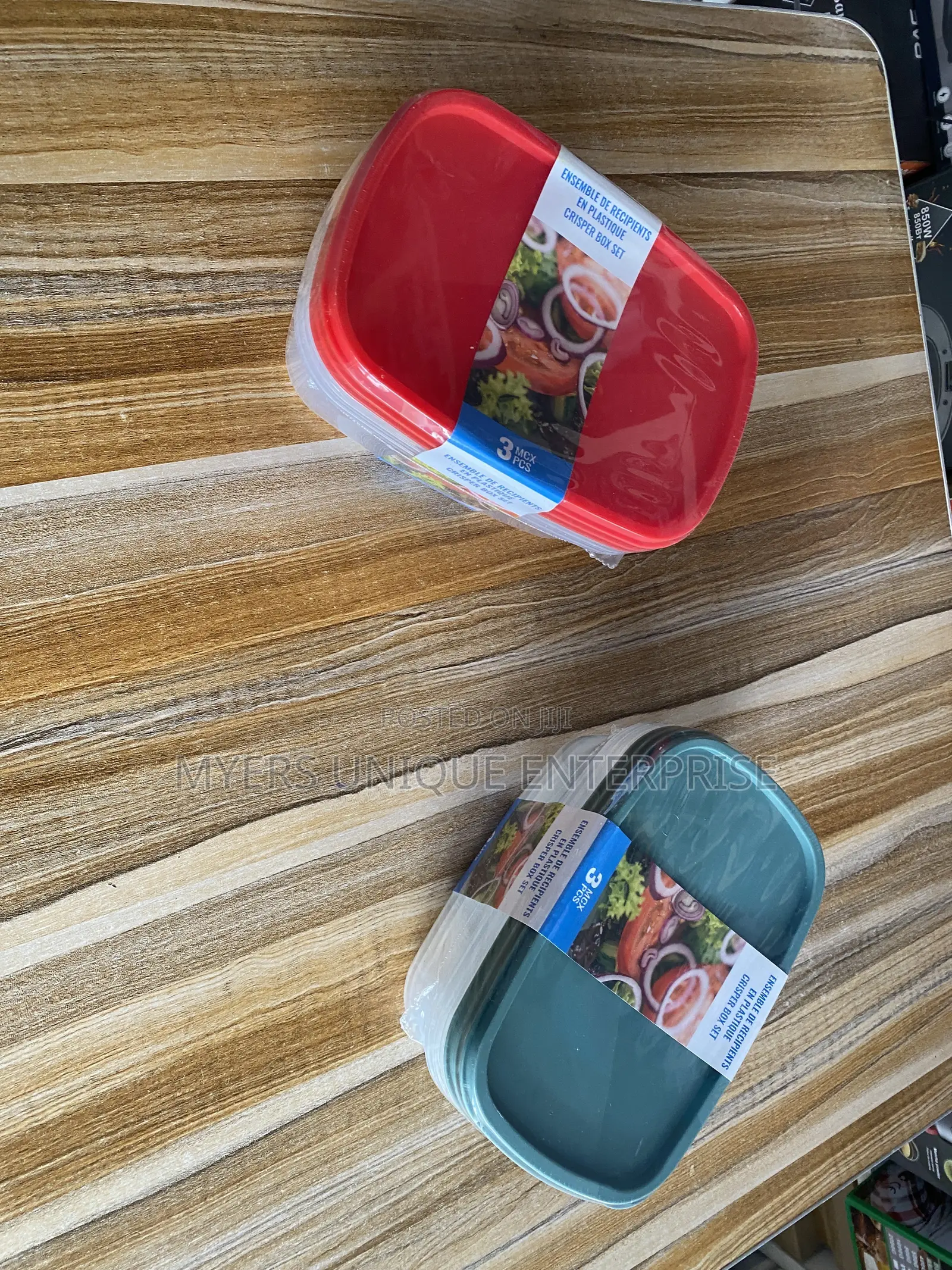 3pcs Plastic Food Storage Bowls With Lids