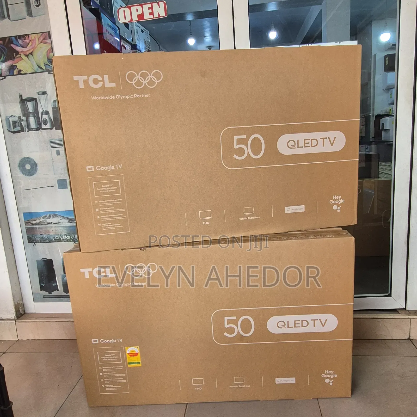 Best 50 Inches Qled TCL Product HDR Smart Google TV Brand New