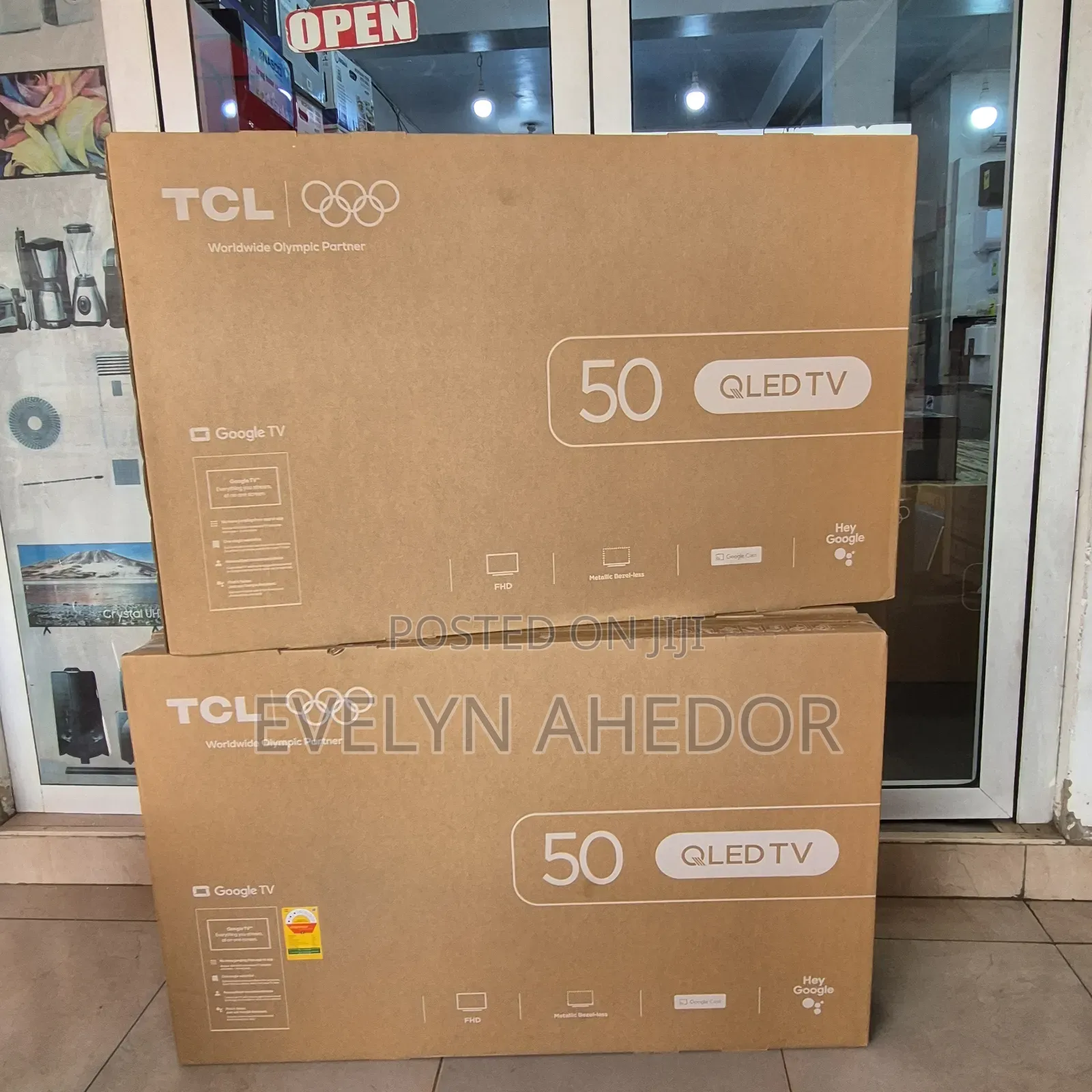 Best 50 Inches Qled TCL Product HDR Smart Google TV Brand New