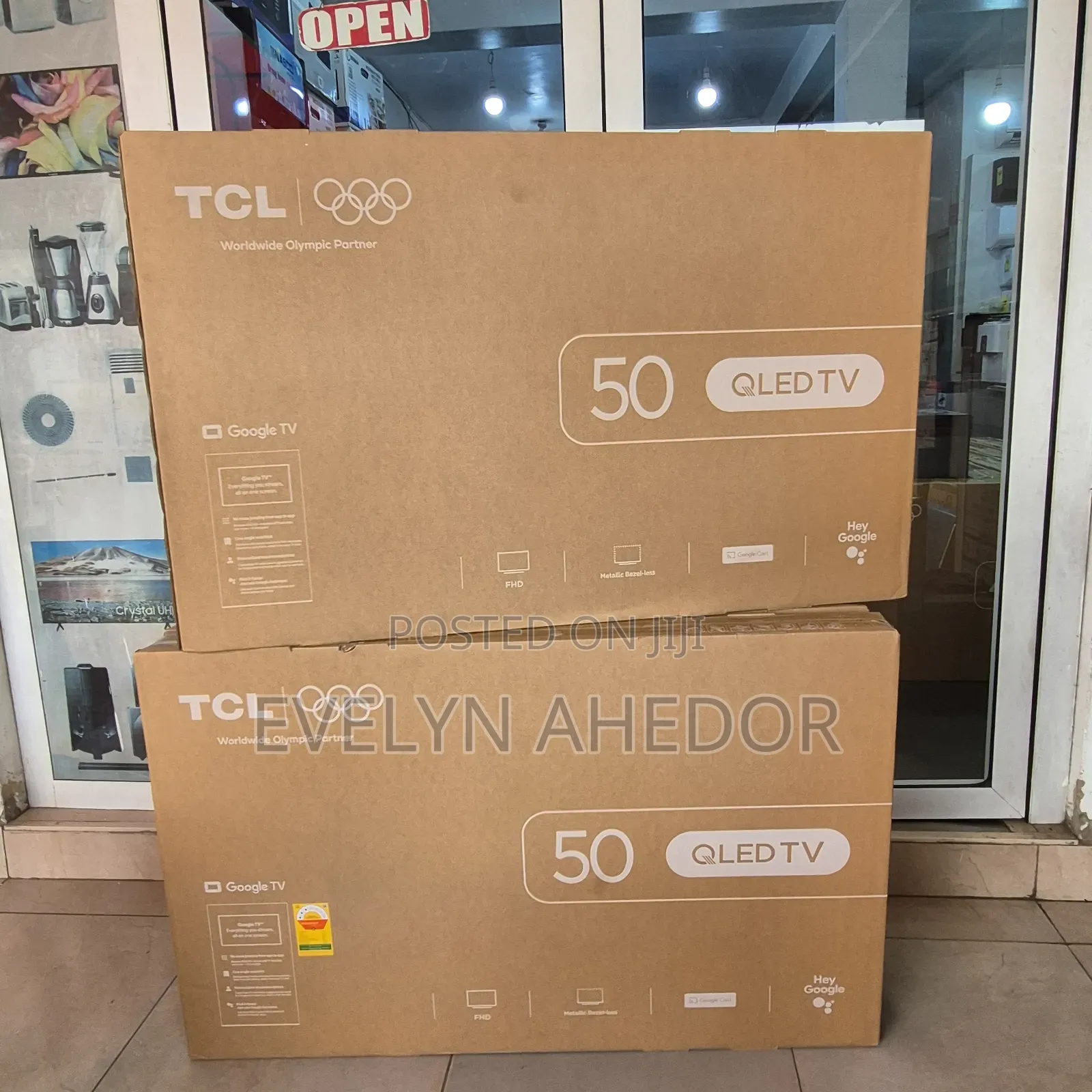 Best 50 Inches Qled TCL Product HDR Smart Google TV Brand New