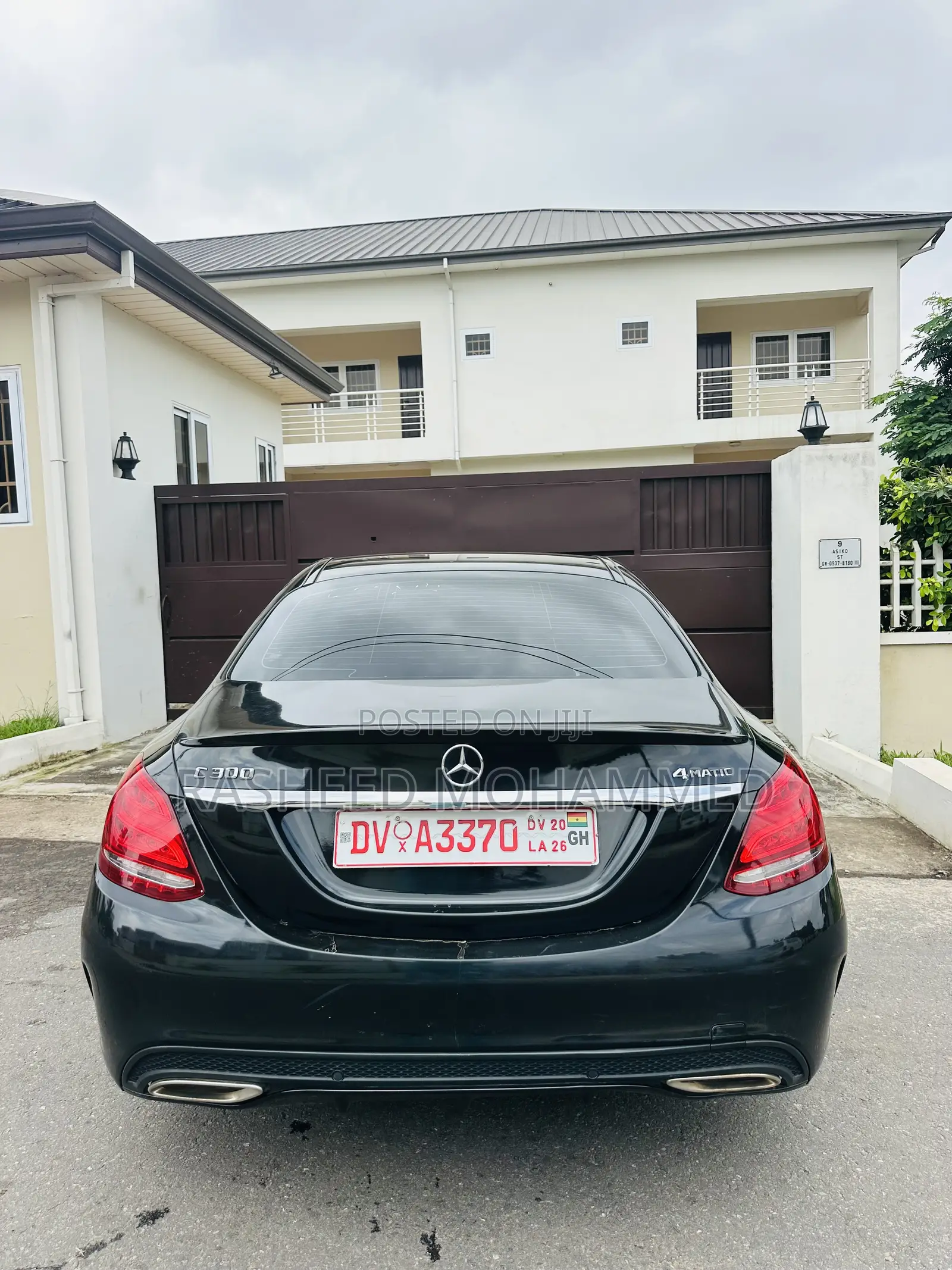Mercedes-Benz C300 Sport 4Matic Sedan AWD (2.0L 4cyll 7A) 2016 Black
