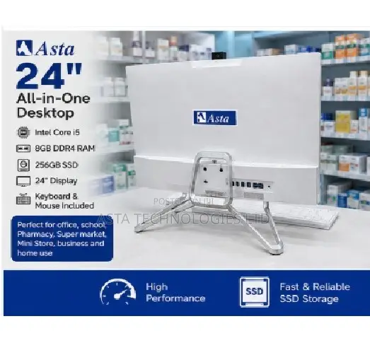 New Desktop Computer 8GB Intel Core i5 SSD 256GB