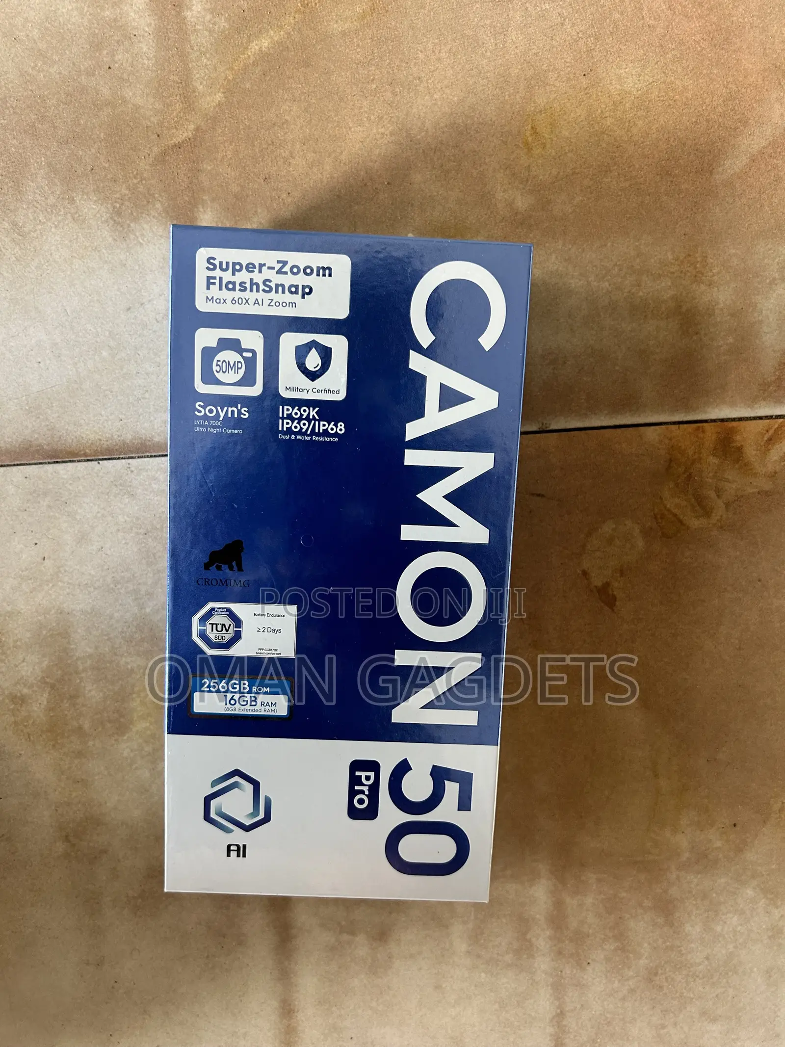 New Tecno Camon 50 Pro 256 GB Orange