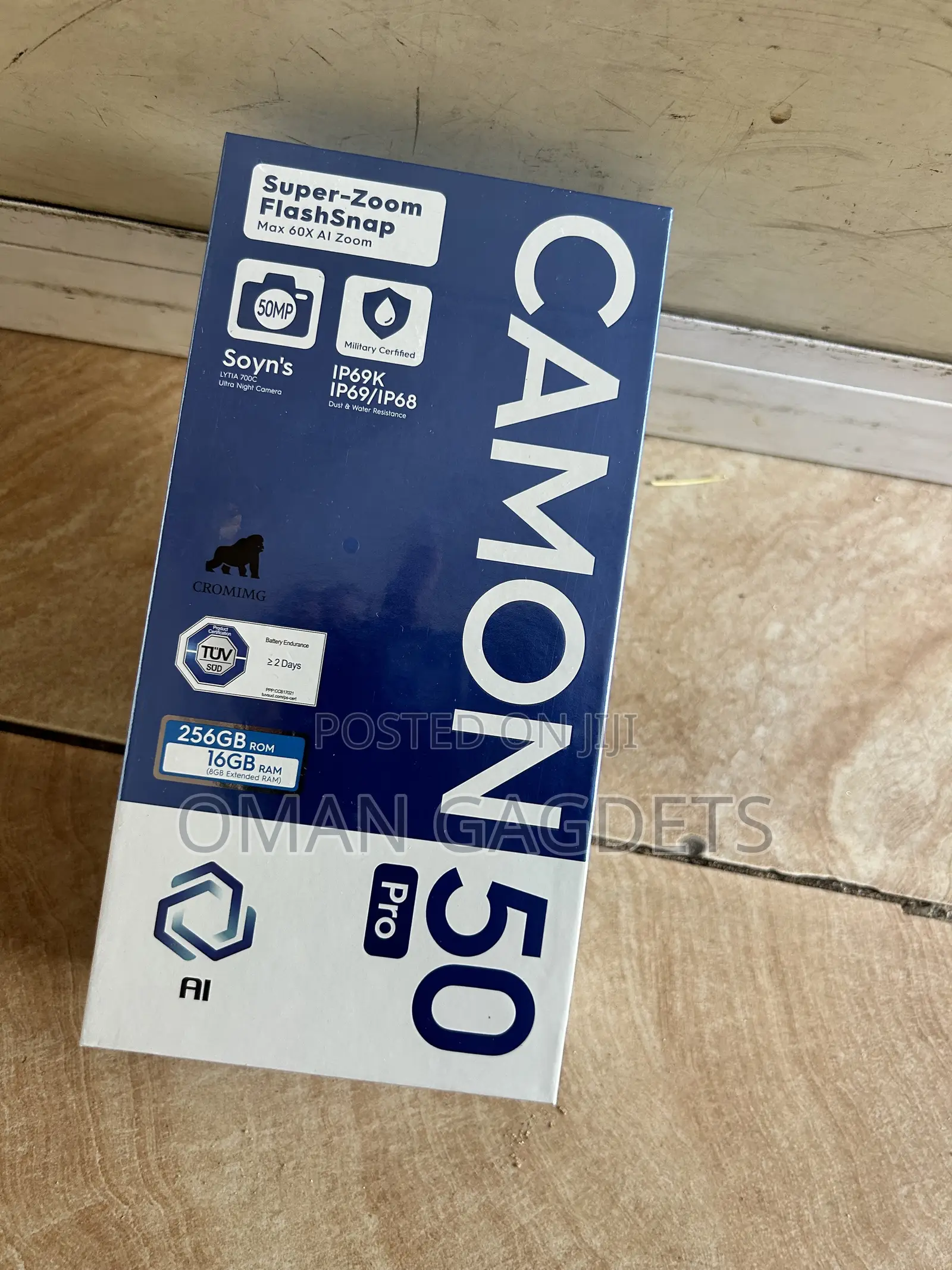 New Tecno Camon 50 Pro 256 GB Orange