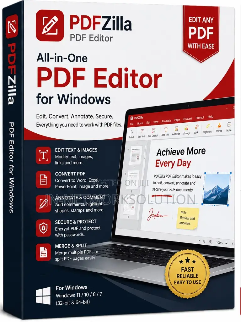 PDFZilla PDF Editor for Windows