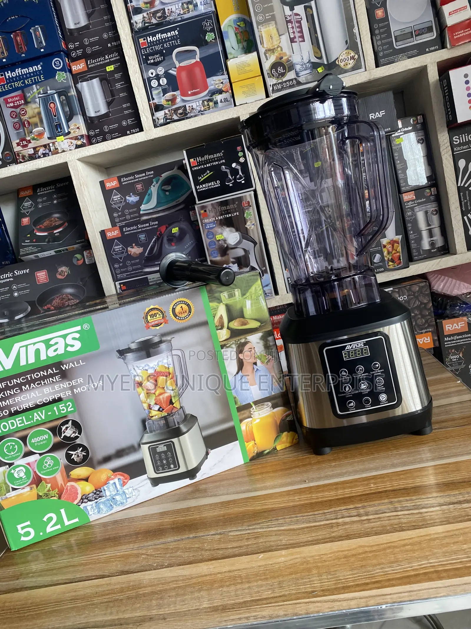 AVINAS 5.2L Blender for Smoothies and Ice