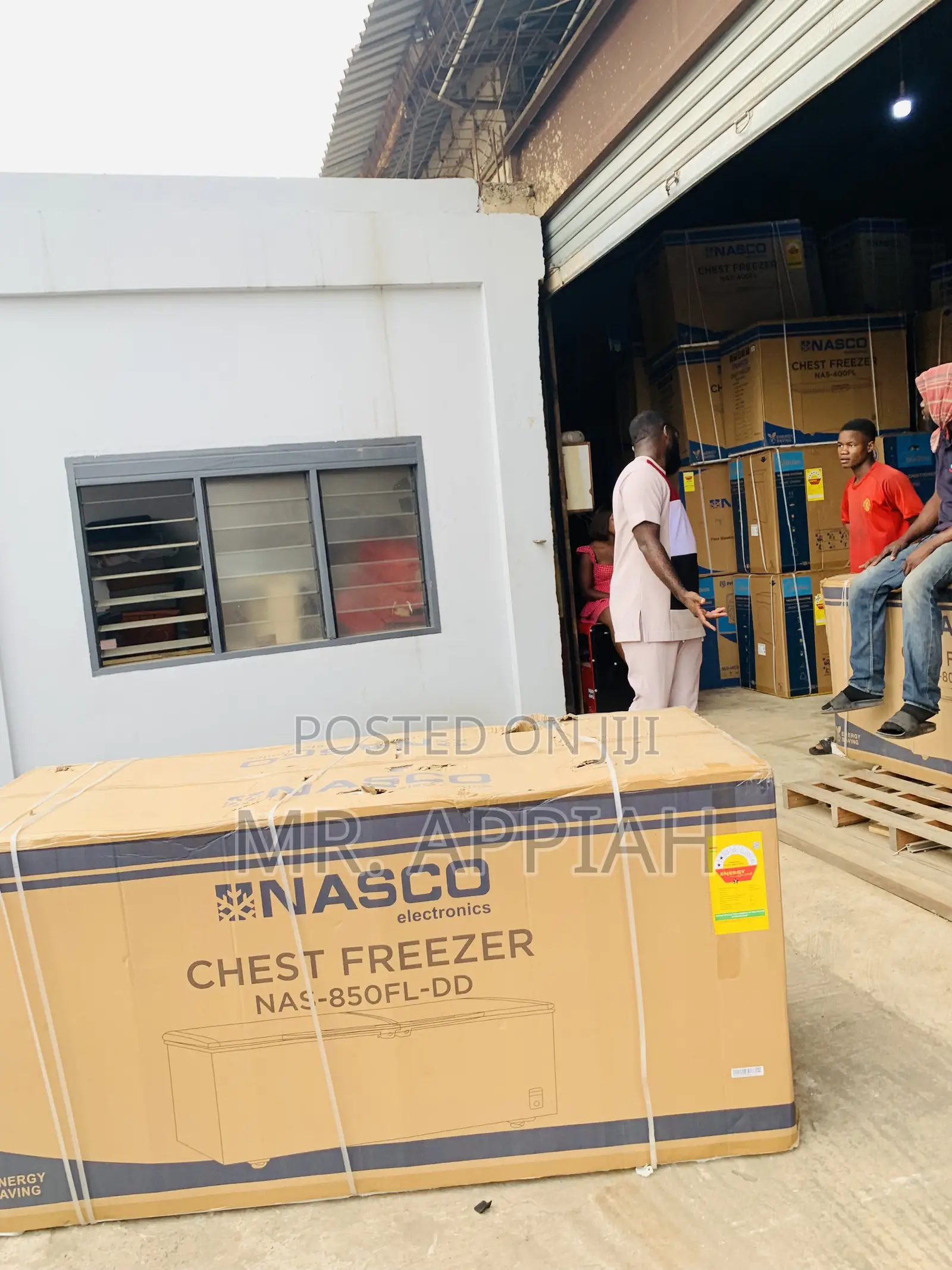 Original Nasco Double Door Chest Freezer(Nas-850fl -Dd)600L