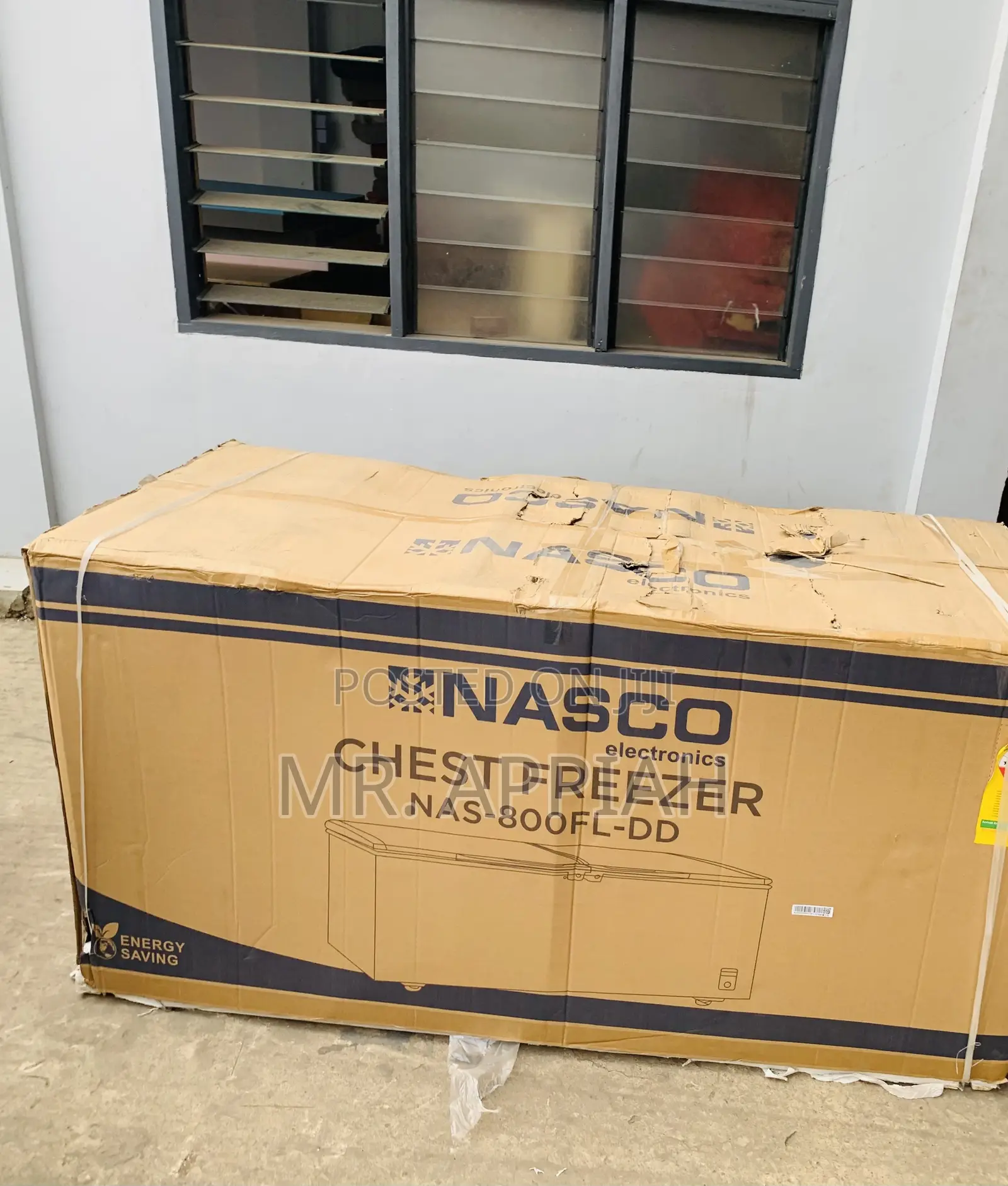 Energy Efficient Nasco Nas-850fl -Dd 600L Chest Freezer(Gray) 