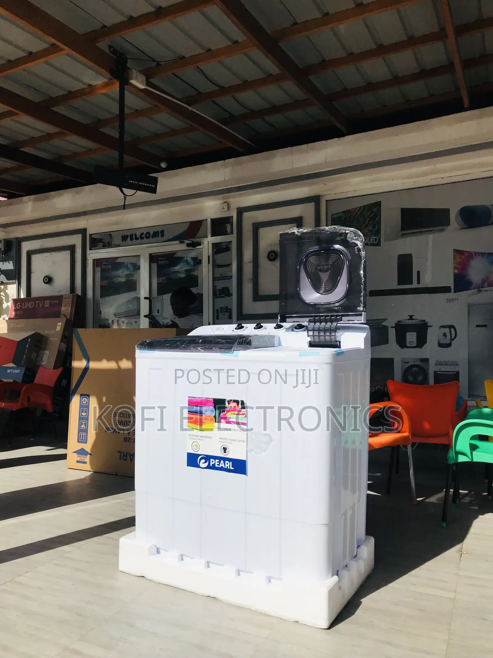Unbox the New 18kg Semi Automatic Pearl Washing Machine