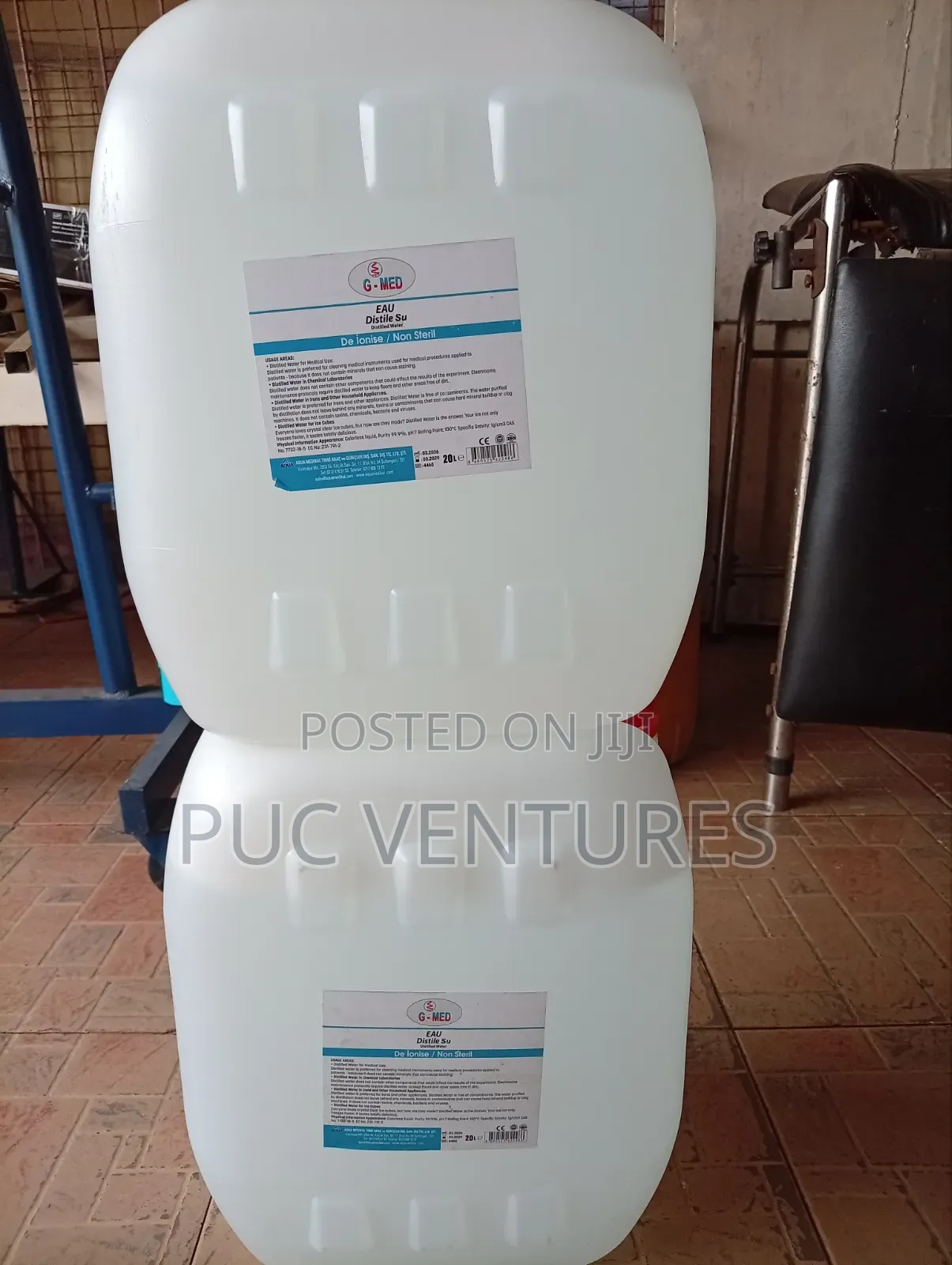 Distilled Water 20L