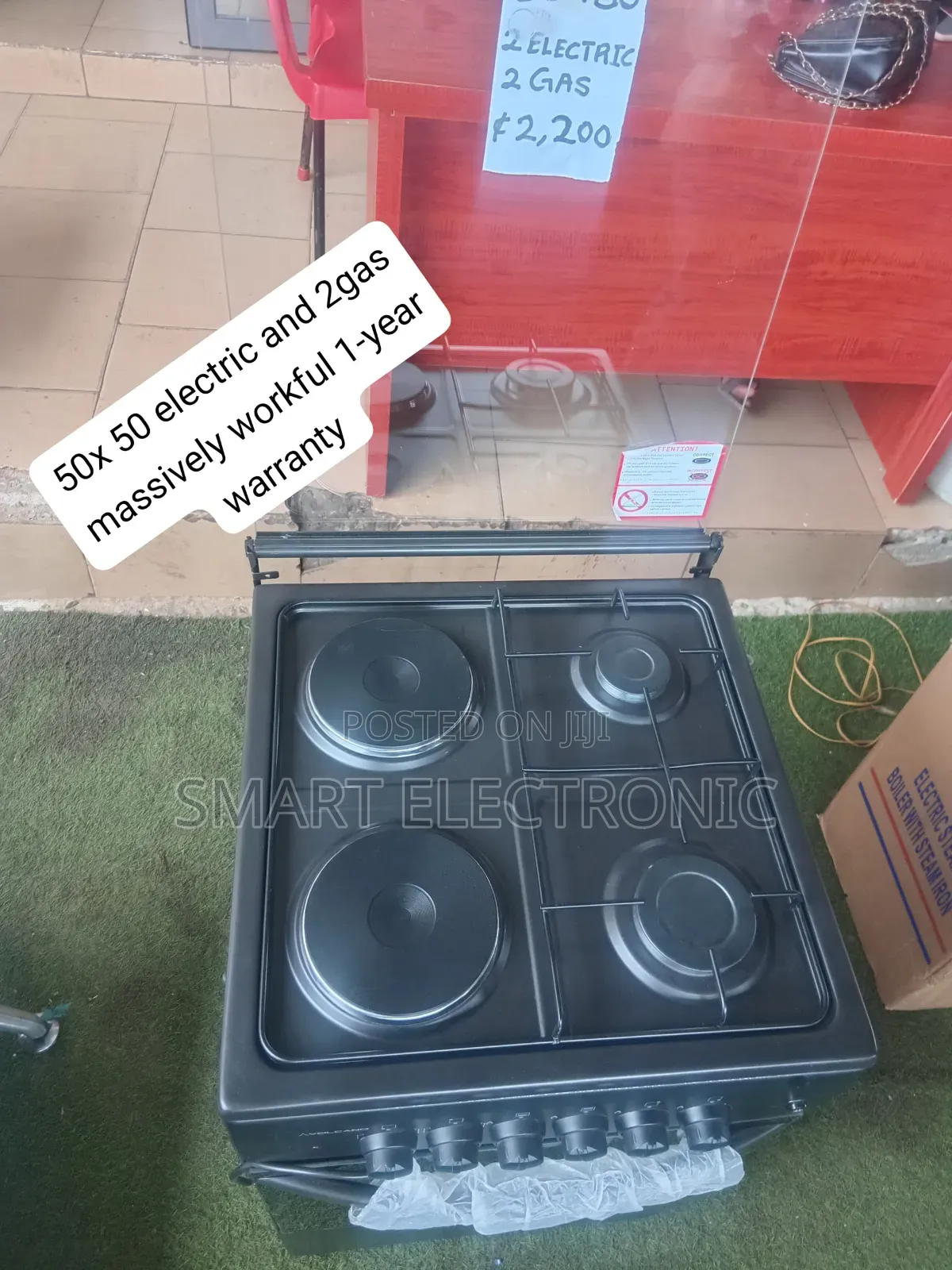 Volcano 6-Burner Gas Cooker Oven Powerful, Durable Stylish
Volcano